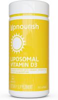 UpNourish Liposomal D3 5000 IU Softgels - 1 Year Supply | Organic Coconut Oil Infused Supplements - Support Bone, Dental, Heart, Mood &amp; Immune Health - Non GMO Gluten Free - 365 ct