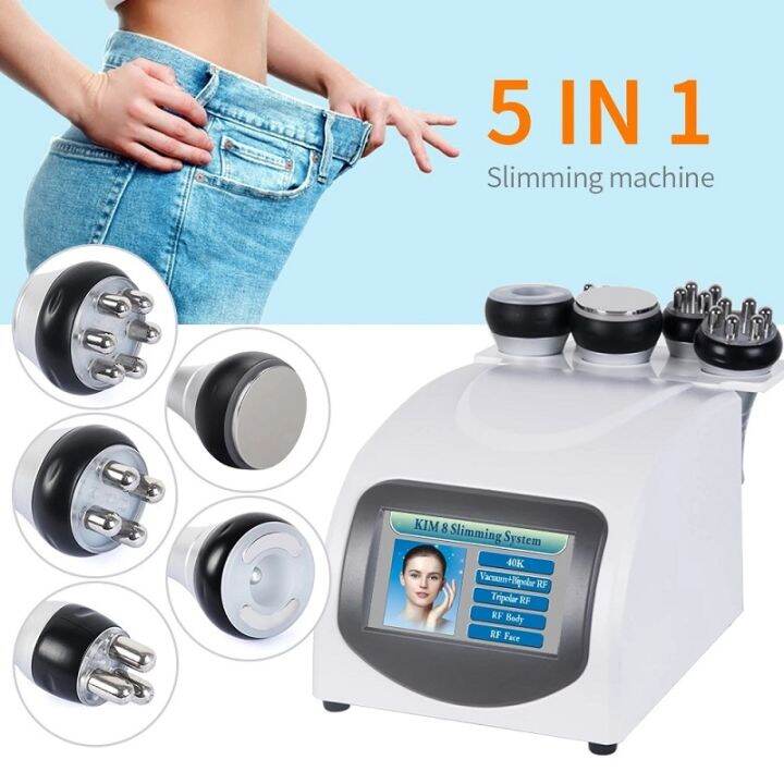 5 In 1 Ultrasonic Cavitation Slimming Machine 40K Vacuum RF Lipo Laser