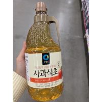 น้ำส้มสายชูหมัก จากแอปเปิ้ล ตรา ชองจองวอน 1.8 L. Apple Vinegar ( Chung Jung One Brand ) แอปเปิ้ล ไวเนการ์