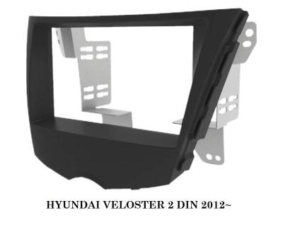 หน้ากากวิทยุ HYUNDAI VELOSTER ปี 2012-2015 สำหรับเปลี่ยนจอ 2DIN7"_18 cm. หรือ android player7" (ผลิตภัณฑ์จาก ไต้หวัน)