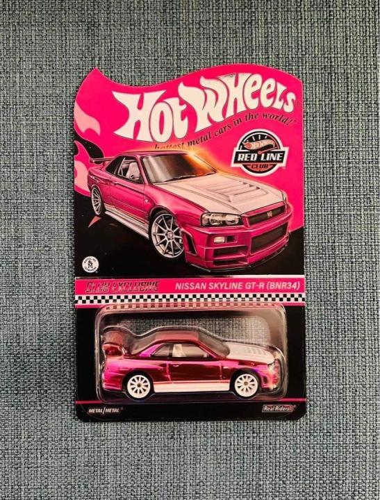 Hot Wheels Nissan Skyline GT-R R34 Convention Pink Party RLC 2023