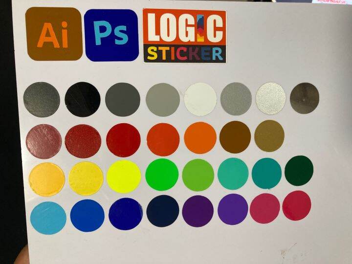 logic-sticker-สติกเกอร์-honda-cd70-ติดกระเป๋าข้าง-สีพื้นโครเมี่ยมลายเส้นดำ-ต้องการเปลี่ยนสีแจ้งทางข้อความ