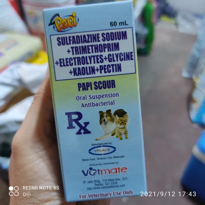 PAPI SCOUR (60ml) treatment of bacterial infection Lazada PH