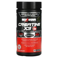 Six Star Elite Series Creatine X3 Micronized Muscle Builder 60 Pills Workout