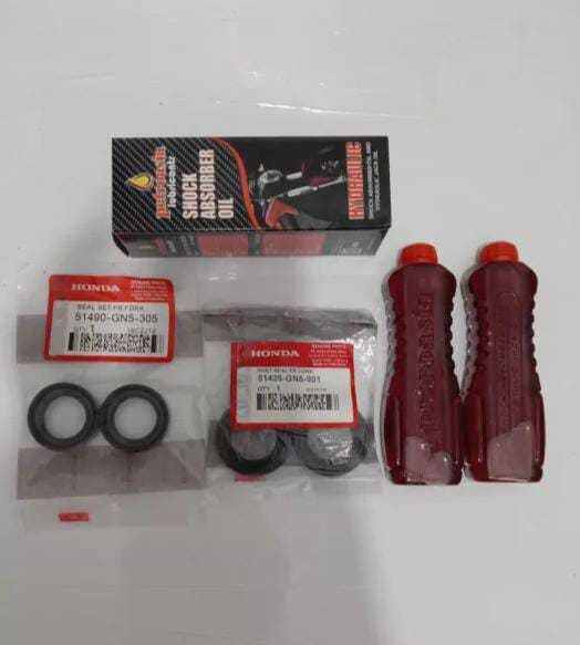 Paket Hemat Seal Shock Depan+seal Debu Dan Oli Shock Buat Motor Honda ...