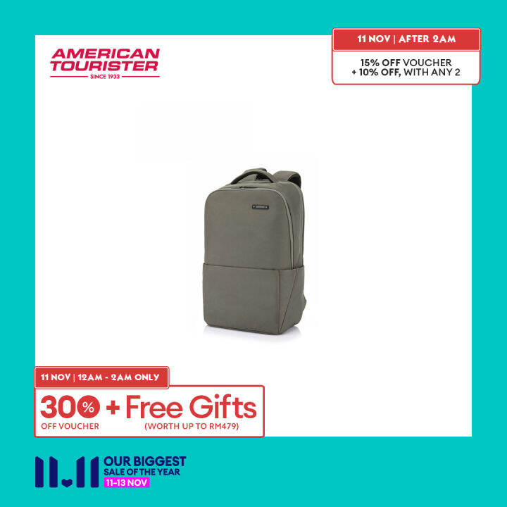American Tourister RUBIO BACKPACK 02 AS OLIVE Lazada