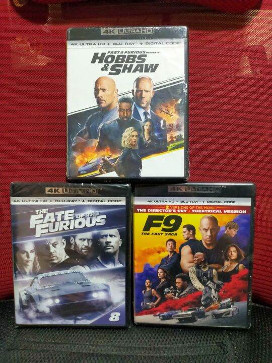 The Fast and the Furious 4K Blu-ray Triple Bundle | Lazada PH