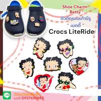 JBLR ??” ตัวติดรองเท้ามีรู crocs LiteRide “ เบตตี้ ” ?? shoe Charm Crocs LiteRide “ Betty boop “ JBCT น่ารัก งานดี คมชัด