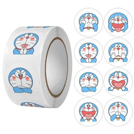 Cuộn 500 Tấm Sticker Doraemon - Dễ Thương, Dùng Trang Trí Đồ Dùng ...