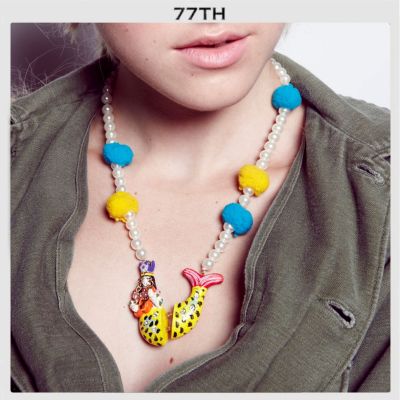 77th Mermaid Mexican Necklace