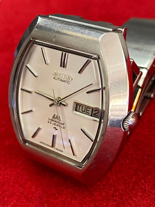 seiko-automatic-lm-special-23-jewels-ตัวเรือนสแตนเลส-นาฬิกาผู้ชาย-มือสองของแท้