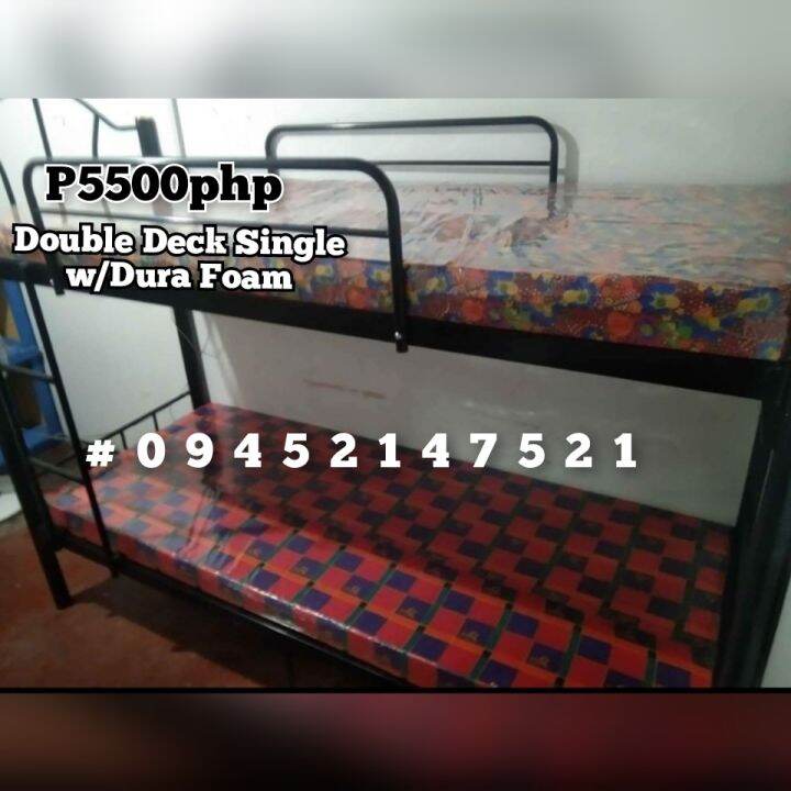 (cash on delivery) double deck single with mega foam Lazada PH