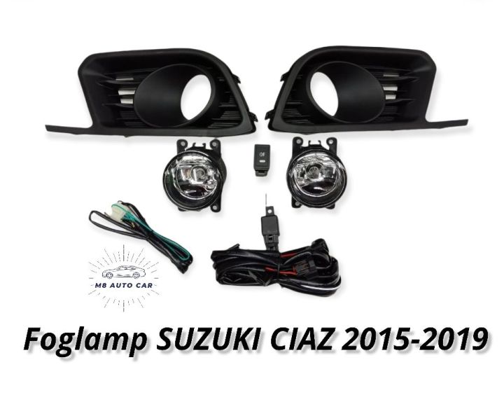 ไฟตัดหมอก SUZUKI CIAZ 2015 2016 2018 2019 สปอร์ตไลท์ ซูซูกิ เซียส foglamp suzuki ciaz 2015-2019