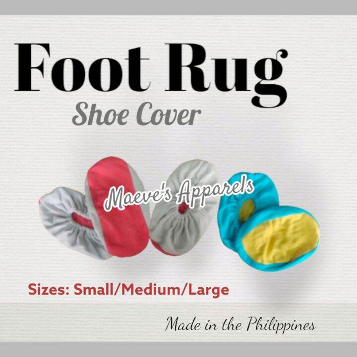 FOOT RUG// SHOE COVER// KIDS// ADULT Lazada PH