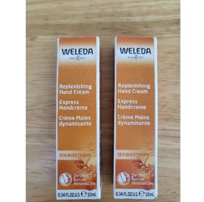 ครีมทามือ Weleda sea buckthorn ขนาด 10 ml นำเข้าจากญี่ปุ่น exp 09/24 ราคา 199 บาท