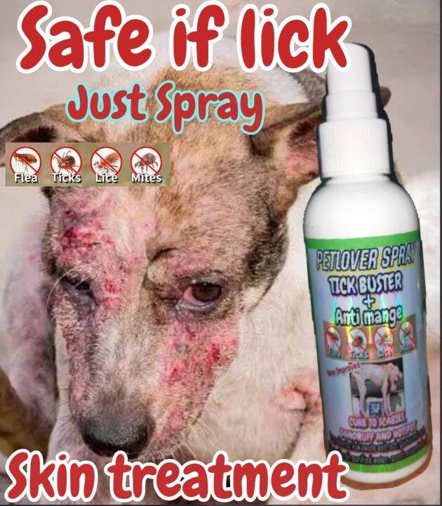 Antiparasitic, AntiItch and anti tick and flea killer garapata remover 100ml new improved kill