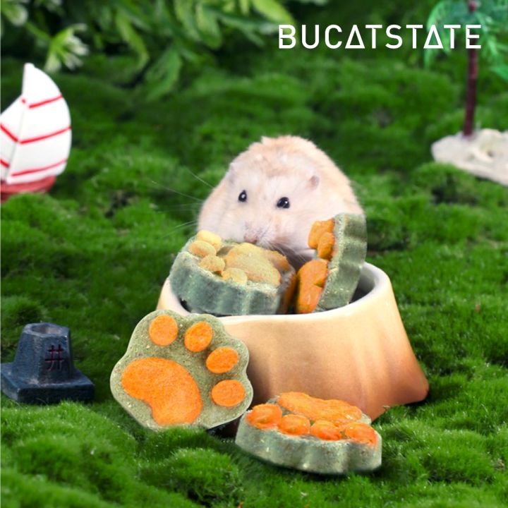 bucatstate-อุ้งเท้าลับฟัน-ขนมลับฟัน-ที่รับฟันสำหรับสัตว์เลี้ยง-แฮมเตอร์-กระต่าย-กระรอก-แกสบี้