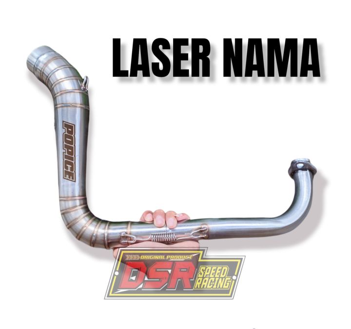 Leher Cobra Leheran Aerox Nmax Vario Mio Model Cobra Ngacung Jengat Free Laser Nama Lazada 8365