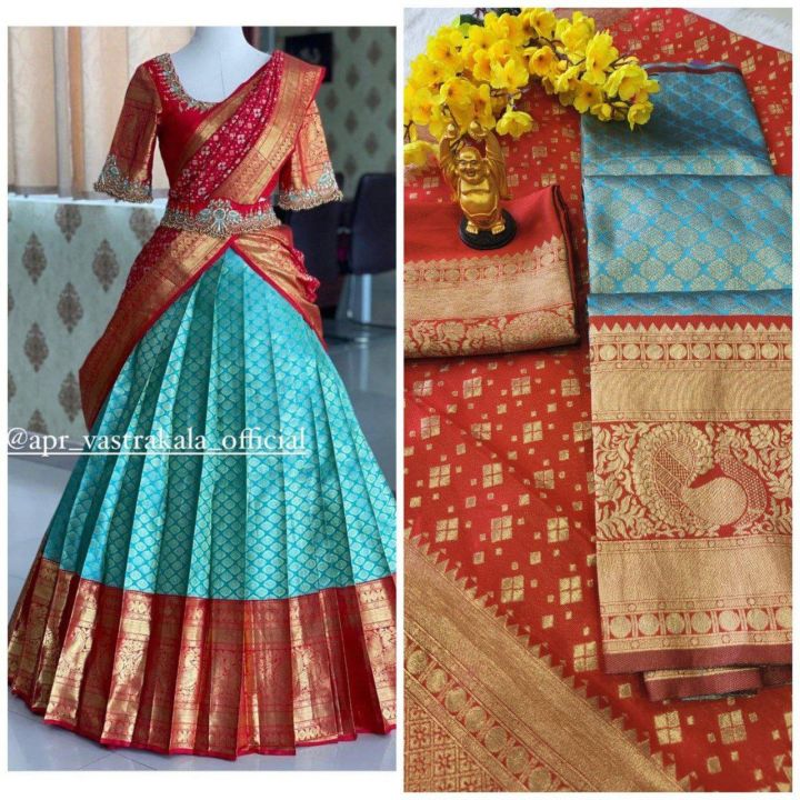 Stay Traditional and Trendy: 3 Must-Try Pattu Half Sarees of 2023