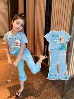 ❄️ชุดเด็กผู้หญิงเสื้อ&amp;กางเกง ลายElsa | ป้ายBB Kids ? พร้อมส่ง