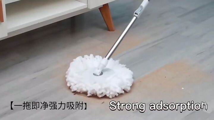 Qualifinds Rotating Mop with Detergent Soap and Mop Head Tornado Mop ...