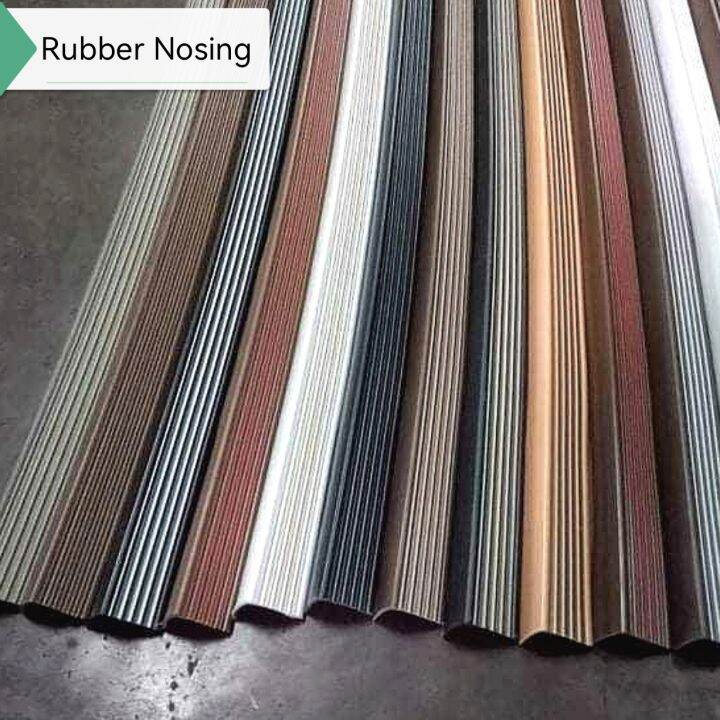 per/pc Stair Rubber Nosing 8ft Anti Slip Strip No More Nails For