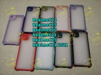 Realme ✨พร้​อมส่งในไทย✨(9สี)เคสขอบนิ่มหลังแข็งขุ่นคลุมกล้อง For Realme C11 2021 / RealmeC21 / RealmeC20 / Realme C20 / Realme C21 / RealmeC12 / Realme C12 / Realme C25 / RealmeC25 / RealmeC11 2021