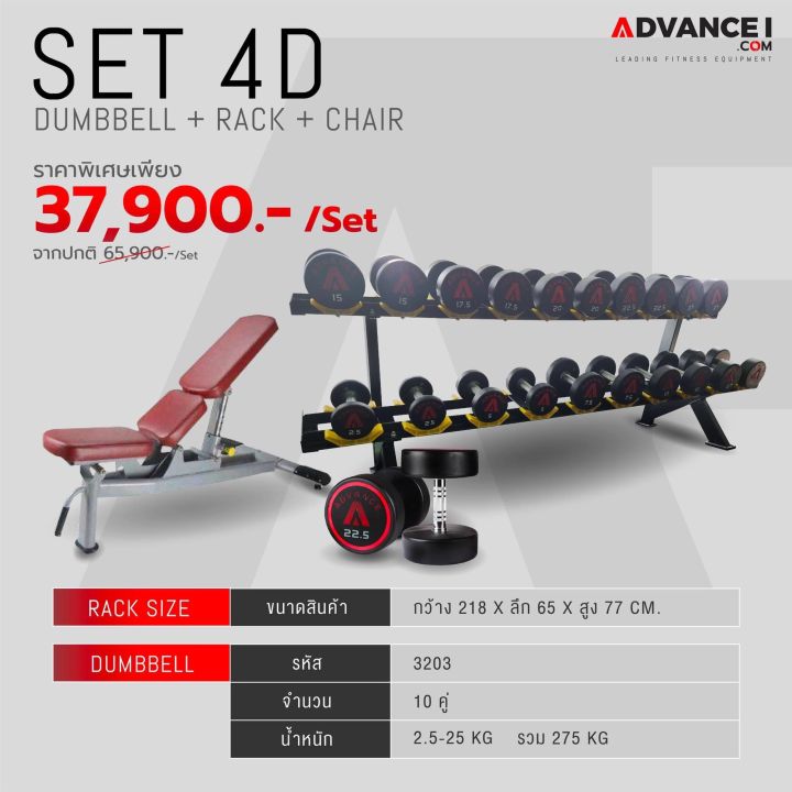 Advance Dumbbell Set 4D