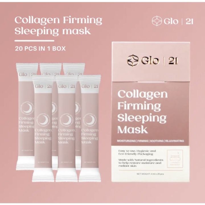 GLO21 Collagen Firming Sleeping Mask Lazada PH