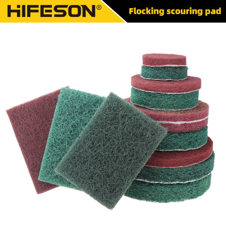 HIFESON 2/3/4/5 inch Drill Power Brush Tile Scrubber Scouring Pad
