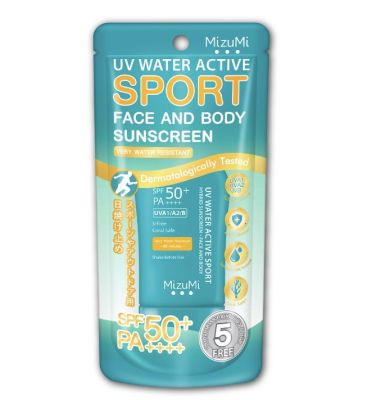 MizuMi UV Water Active Sport SPF50+ PA++++ ปกป้องผิวสูงสุดจากรังสี UVA และ UVB