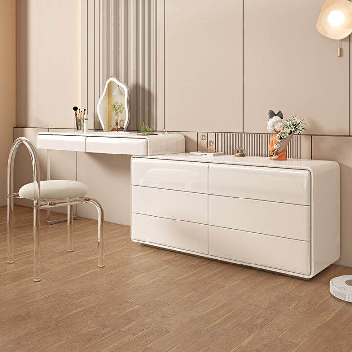 Master Bedroom Solid Wood Makeup Table Storage Tailstock Chest