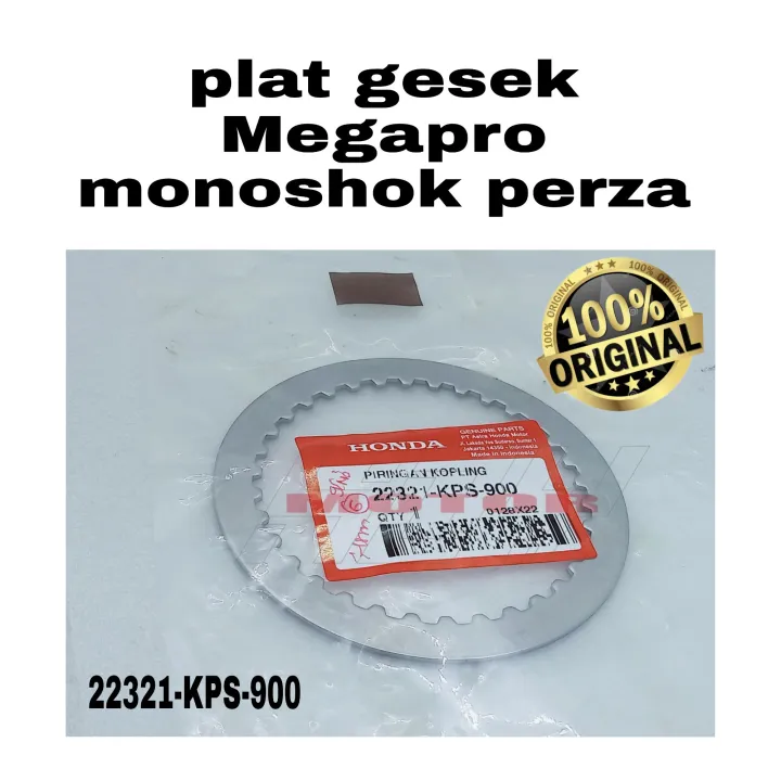 Plat Pelat Gesek 22321 KPS 900 MegaPro Monoshock Verza Original Honda