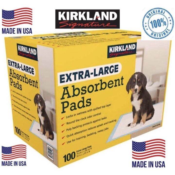 kirkland 🇺🇸 🇺🇸 Dog Pads extra Large 100pcs Lazada PH