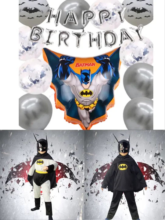 Batman costume for kids 2-8yrs old | Lazada PH