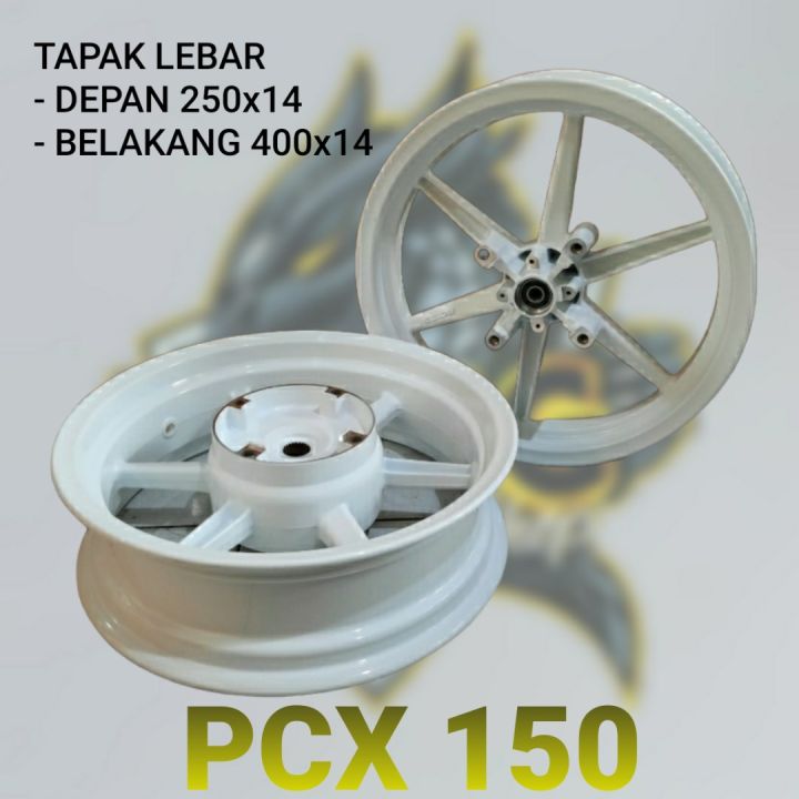 Velg PCX 150 tapak lebar 250-400x14 V.ROSSI original | Lazada Indonesia