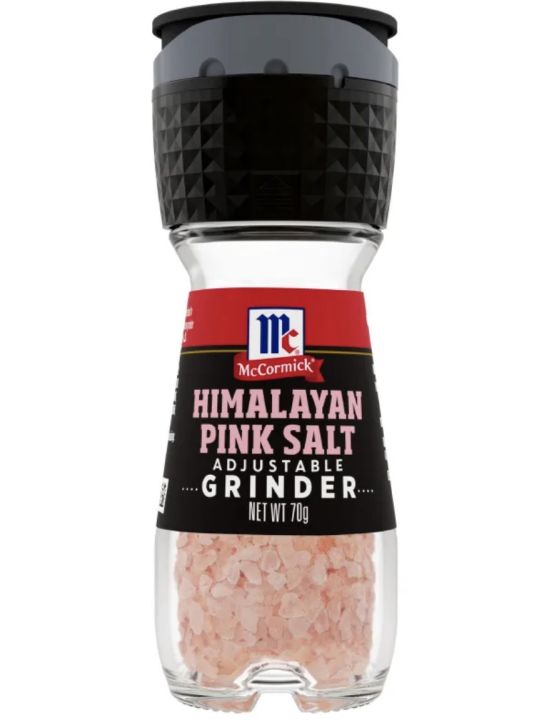 Pink Himalayan Pink Salt Grinder 70 g เกลือหิมาลายันไม่เสริมไอโอดีน ฝาบด
