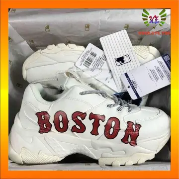 Giày trẻ em MLB Boston màu trắng họa tiết MLB Like