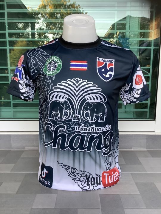 เสื้อกีฬา-พิมพ์ลาย-ลายไทย-รุ่นขายดี-สีสดสวยมาก-ใส่สบาย