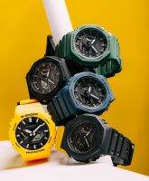 CASIO G-SHOCK GA-B2100 คาสิโอ นาฬิกาชาย สายเรซิน บลูทูธ ระบบพลังงานแสง กันน้ำ ของแท้รับประกันศูนย์