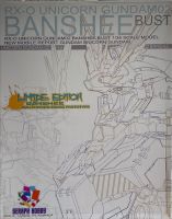 1/35 Display Head RX-O Unicorn Gundam 02 Banshee Bust