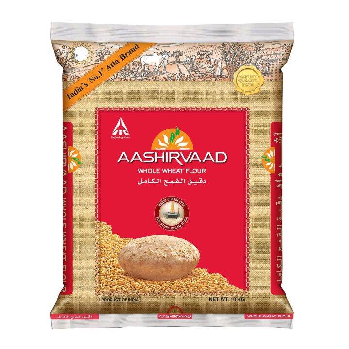 Aashirvaad Shudh Chakki Atta, 100 Whole Wheat Flour, Chapati Flour