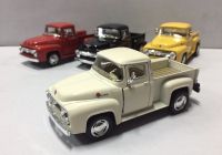 โมเดลรถเหล็ก Ford F-100 Pickup 1956 โมเดลรถโบราณ