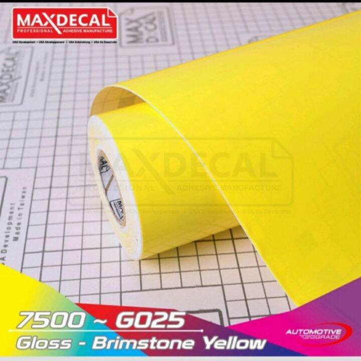 Sticker Stiker Skotlet Maxdecal Max Decal Brimstone Yellow Kuning Lemon