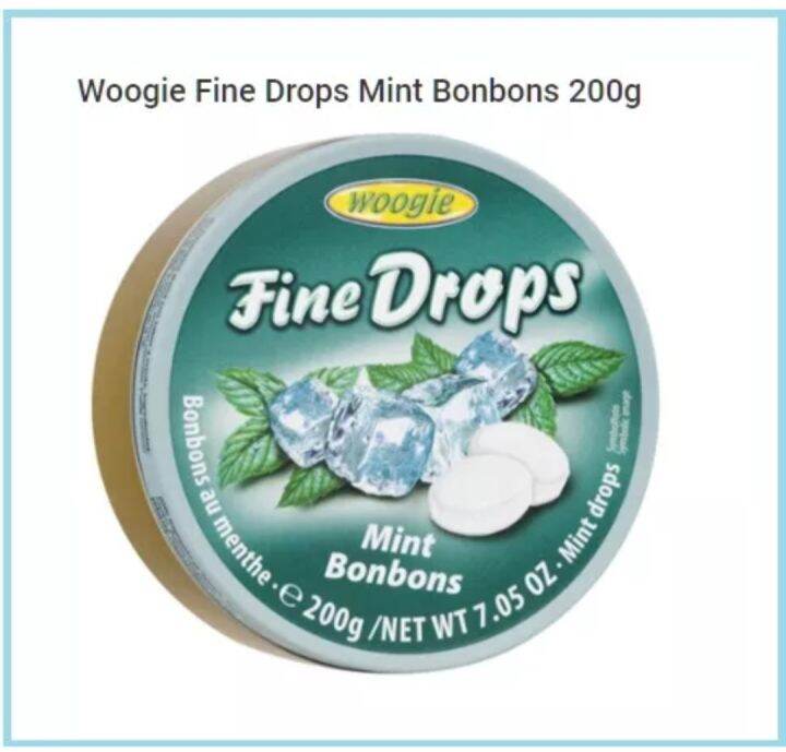 WOOGIE FINE DROPS MINT CANDY 200G | Lazada PH