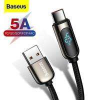 Baseus  สายชาร์จ LED เคเบิ้ล สายชาร์จเร็ว  Display Fast Charging Data Cable USB to Type-C 5A

Brand: Baseus
Material: Nylon braided + Zinc alloy
Current: 5A (Max