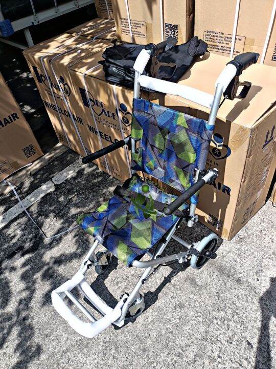 Procare Aluminum Compact Travel Wheelchair For Adult Easy Transport