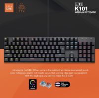 คีย์บอร์ดเกมมิ่ง EGA LITE K101 Mechanical Blue Switch MINI RGB รับประกันสินค้า 1 ปี