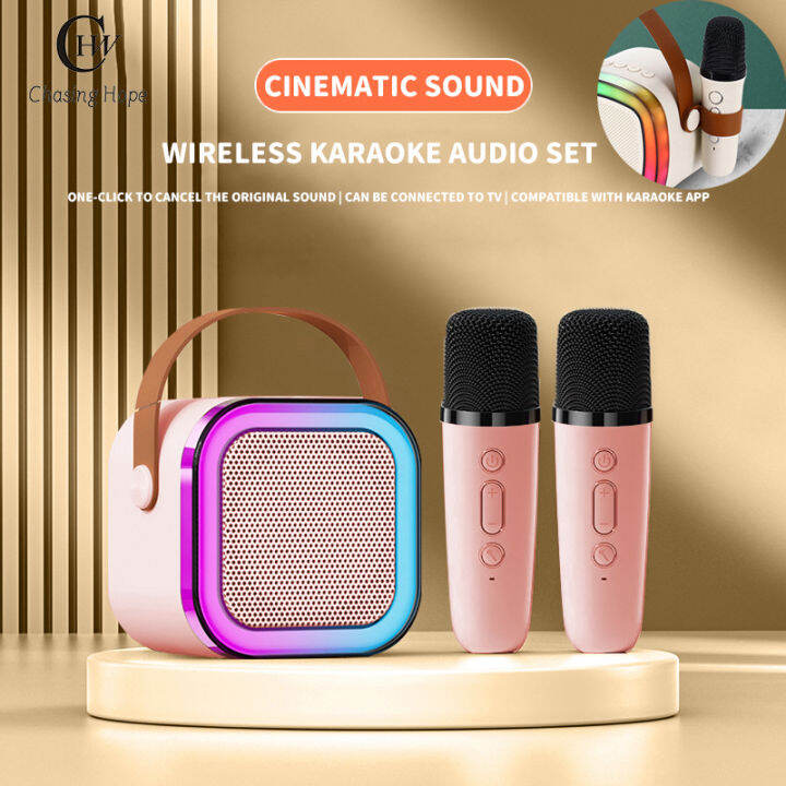 K12 Mini Karaoke Speaker With Mic Bluetooth Speaker With Dual ...