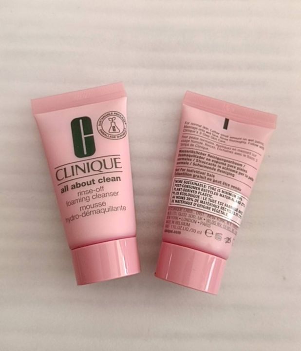 clinique-all-about-clean-rinse-off-foaming-cleanser-30-ml-1-หลอด